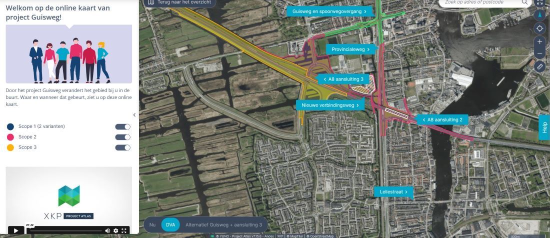 guisweg interactieve kaart